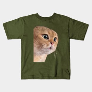 Cat boyfriend couple relationship meme Kids T-Shirt